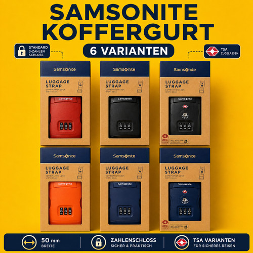 Samsonite koffergurt 50mm mit - 50mm,